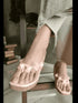 Pastel Pink Studded Wedges - cunei